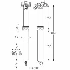 Race Face Turbine R Dropper Vario Sattelstuetze 31,6 X 308 Mm Hub 100 Mm Ohne Hebel 9 Race Face Turbine R Dropper Vario Sattelstuetze 31,6 X 308 Mm Hub 100 Mm Ohne Hebel -Cane Creek Verkäufe 49757 3