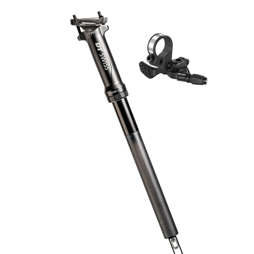 DT Swiss D 232 One Vario Sattelstuetze Carbon 27,2 X 400 Mm Hub 60 Mm Incl L1 Remote Trigger Schelle 3 DT Swiss D 232 One Vario Sattelstuetze Carbon 27,2 X 400 Mm Hub 60 Mm Incl L1 Remote Trigger Schelle