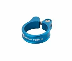 Wolf Tooth Sattelstuetzenklemme - 29,8mm Geschraubt Aluminium Blau