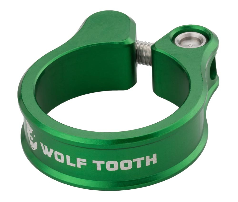 Wolf Tooth Sattelstuetzenklemme - 31,8mm Geschraubt Aluminium Gruen 4 Wolf Tooth Sattelstuetzenklemme - 31,8mm Geschraubt Aluminium Gruen – Bild 2
