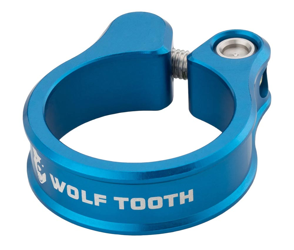 Wolf Tooth Sattelstuetzenklemme - 34,9mm Geschraubt Aluminium Blau 4 Wolf Tooth Sattelstuetzenklemme - 34,9mm Geschraubt Aluminium Blau – Bild 2