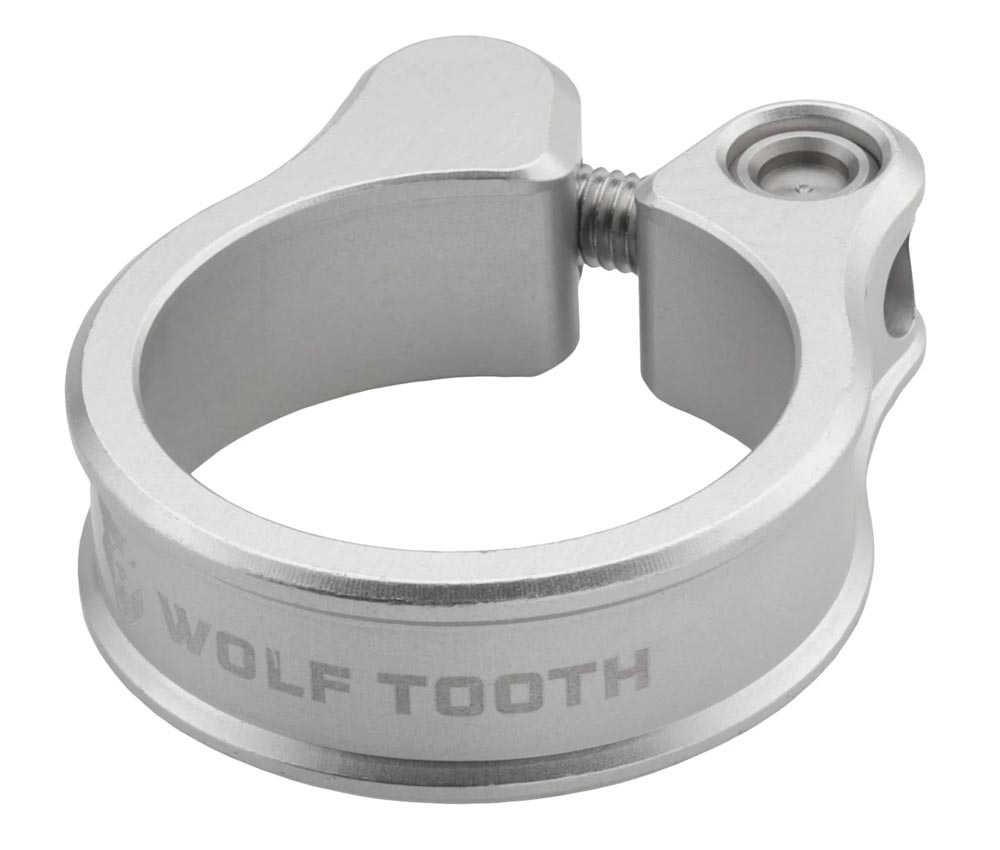 Wolf Tooth Sattelstuetzenklemme - 34,9mm Geschraubt Aluminium Silber 4 Wolf Tooth Sattelstuetzenklemme - 34,9mm Geschraubt Aluminium Silber – Bild 2