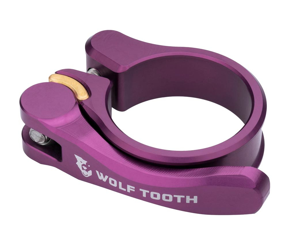 Wolf Tooth Sattelstuetzenklemme - 31,8mm Schnellspanner Aluminium Violett 4 Wolf Tooth Sattelstuetzenklemme - 31,8mm Schnellspanner Aluminium Violett – Bild 2