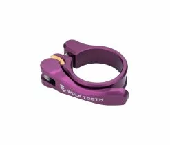 Wolf Tooth Sattelstuetzenklemme - 38,9mm Schnellspanner Aluminium Violett