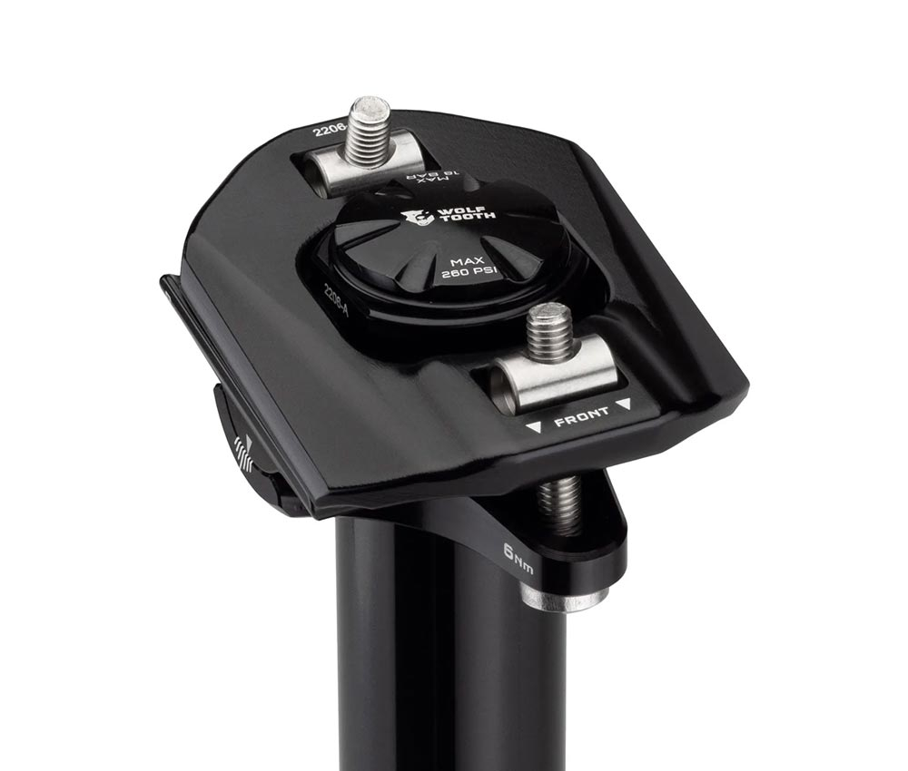 Wolf Tooth Resolve Vario Sattelstuetze 31,6 X 443mm Hub 160mm Ohne Remotehebel Schwarz 10 Wolf Tooth Resolve Vario Sattelstuetze 31,6 X 443mm Hub 160mm Ohne Remotehebel Schwarz – Bild 8