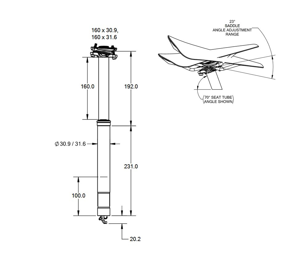 Wolf Tooth Resolve Vario Sattelstuetze 31,6 X 443mm Hub 160mm Ohne Remotehebel Schwarz 12 Wolf Tooth Resolve Vario Sattelstuetze 31,6 X 443mm Hub 160mm Ohne Remotehebel Schwarz – Bild 10