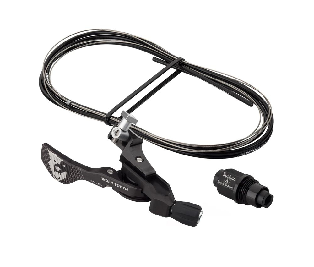 Wolf Tooth ReMote Sustain A Umbaukit Fuer RockShox Reverb Stealth A2 + Shimano I-Spec A / B 3 Wolf Tooth ReMote Sustain A Umbaukit Fuer RockShox Reverb Stealth A2 + Shimano I-Spec A / B